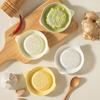 2Pcs Ceramic Grater Plate Set Ceramic Ginger Garlic Grater Plates