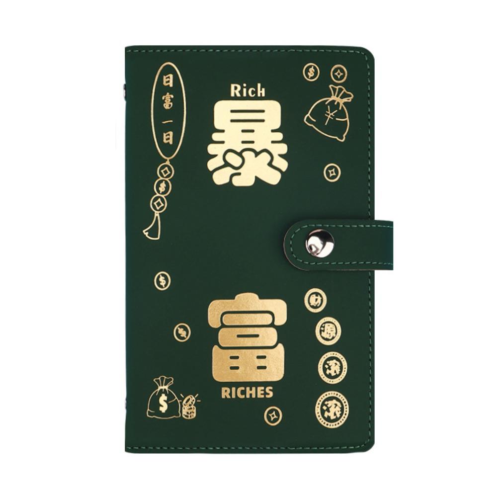 Портативный накопительный накопитель из искусственной кожи, органайзер для планирования, бухгалтерская книга, нержавеющая сталь