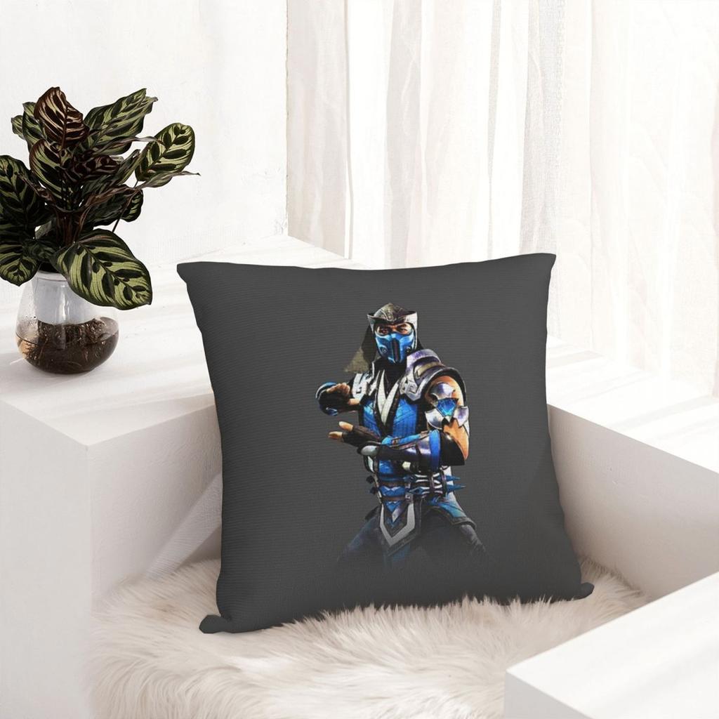 Mortal Kombat Саб-Зиро Квадратная Наволочка Чехол для Подушки Наволочка Подушка-Плед для Дома Дивана Гостиной