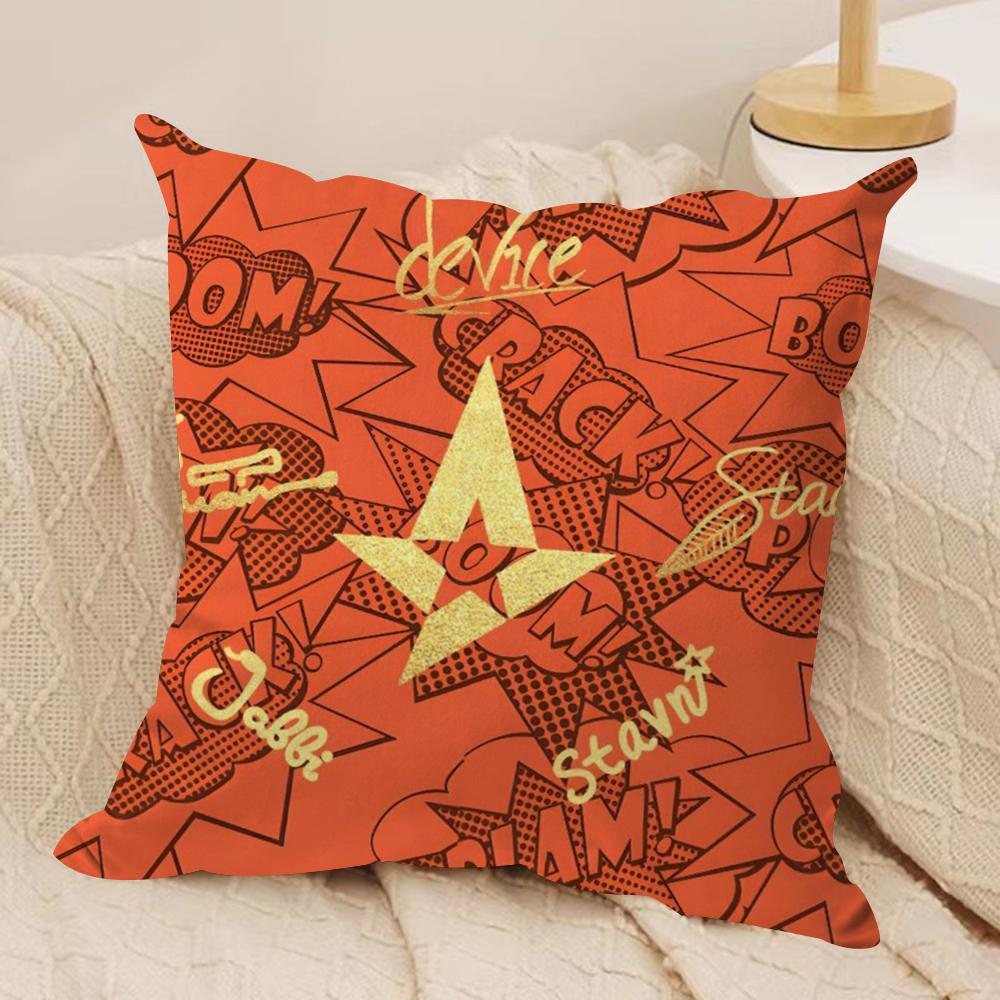 Team AASTRalis Cushion Cover Short plush Doublesided Print Square Throw Pillow Covers Sofa Home Cushion Decor