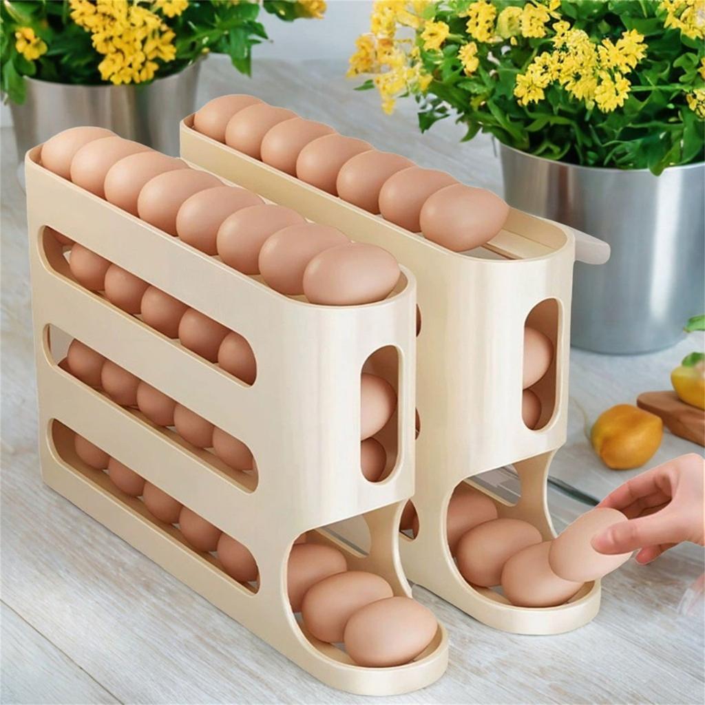 Автоматический органайзер для яиц с роликовым механизмом большой емкости