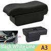 For Peugeot 307 Armrest Box For Peugeot 307 CC Convertible Car Armrest Storage Box Interior Retrofit Dedicated Car Accessories