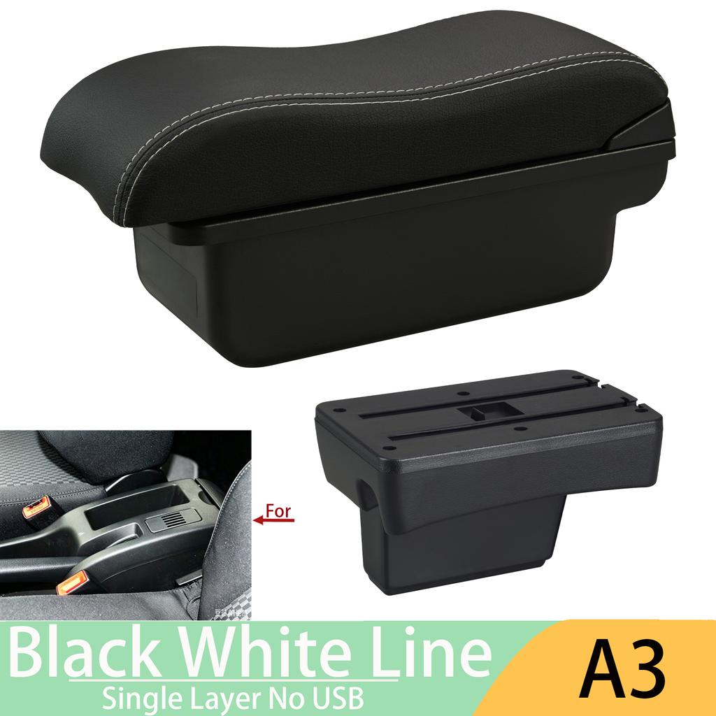 For Peugeot 307 Armrest Box For Peugeot 307 CC Convertible Car Armrest Storage Box Interior Retrofit Dedicated Car Accessories