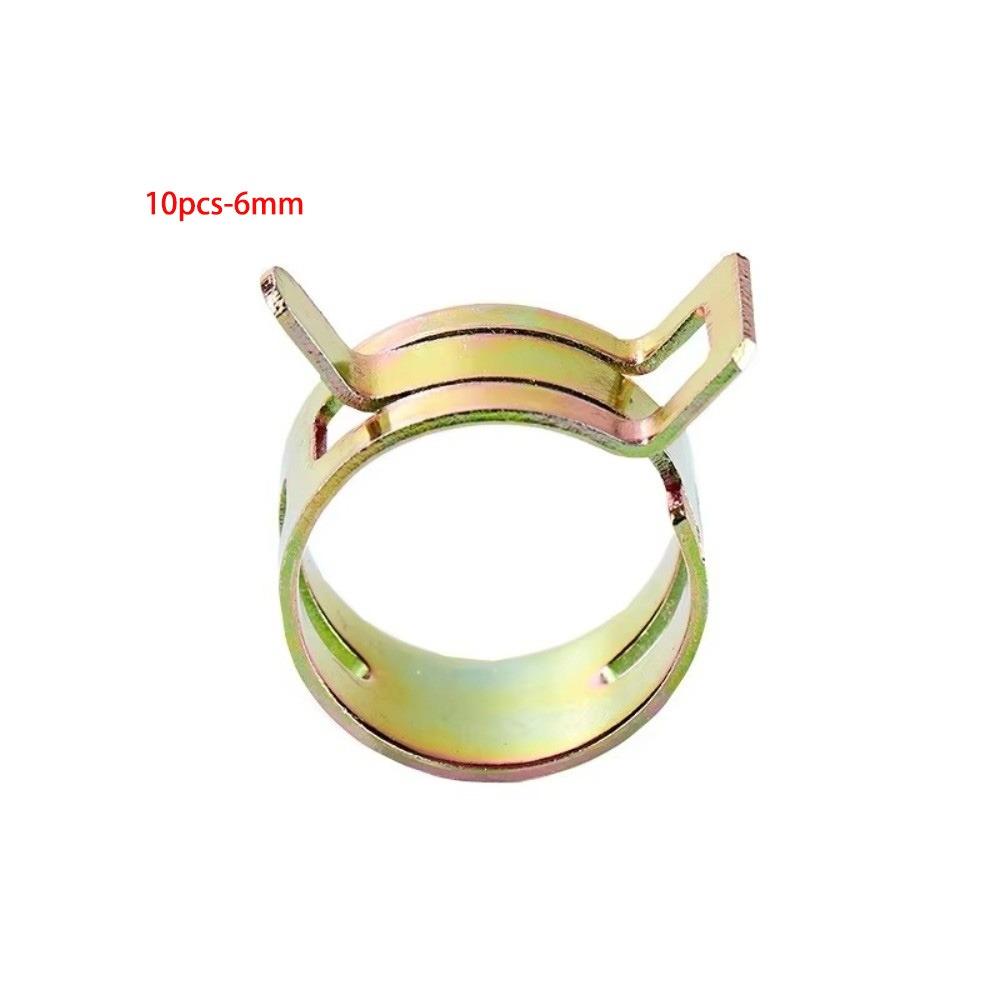 10 шт. 4 мм-13 мм Пружинные зажимы Разноспецификационные хомуты для водяных трубок Для мотоцикла, скутера, автомобиля, транспортного средства