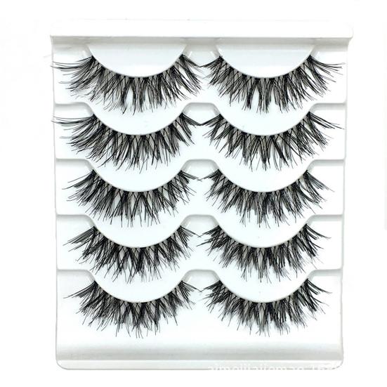 Длинные толстые перекрестные накладные ресницы, накладные ресницы для студии макияжа