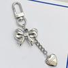 Серебряный кулон Love Bow Chain Vintage Keychain Bag Cushion Y2K