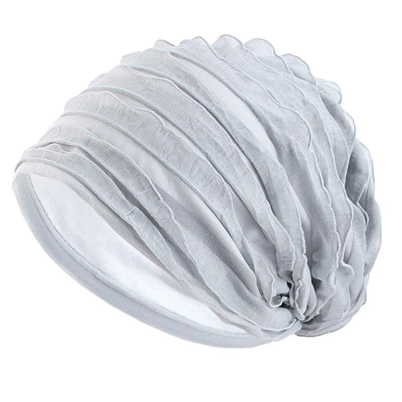 New Women Baggy Slouchy Turban Soft Knit Cow Louver Beanie Hat Elastic Lightweight Breathable Chemo Caps Casual Thin Head Wrap