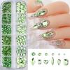 1 Box Sparkling Nail Rhinestones Create Stunning 3D Nail Art with Shiny Faux Crystal Charms for DIY Nail Designs