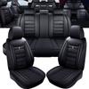 Full Set 5-Seat Protector Cushion For Cadillac Leather Car Seat Cover Front Rear