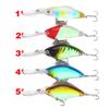 5PCS Rock Little Fat Fish Shiner Deep Dive Far Throw Fake Bait Sea Fresh Water Bait