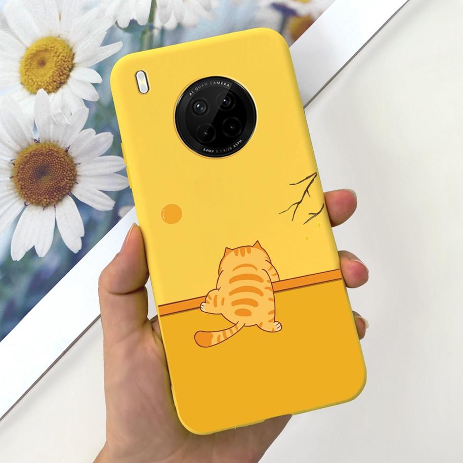 Для Huawei Y9a 2020 Силиконовый чехол FRL-22 FRL-23 Милый Астронавт Сердце Любви Тонкий Мягкий ТПУ Чехол для Телефона на Huawei Nova Y9a Y 9A Чехол