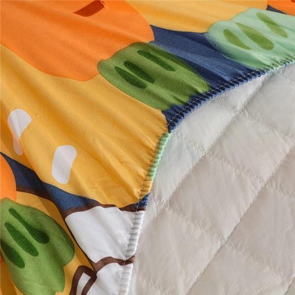 100% супер водонепроницаемый простынь с принтом, наматрасники с четырьмя углами и эластичным покрывалом, без наволочек