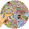 50pcs Cute Little Monsters Cartoon Graffiti Stickers DIY Phone Guitar Laptop Suitcase Cup Waterproof Sticker Kids Toy