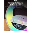 BIG G Multifunction Bluetooth Speaker RGB Night Light Fast Wireless Charger Stand For iPhone Samsung Xiaomi Charging Station