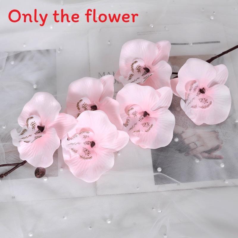 Multicolour Phalaenopsis Simulation Flower Bouquet  For Home And Decor Event