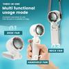 Handheld Fan Smart Cooling Tool Set Battery Operated Clear Reading Versatile Tech Cooling Fan Kit for Outside Camping Usage