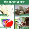 A-Z Sticky Tabs White Book Tabs 8 sheet Index Tabs  Notebooks