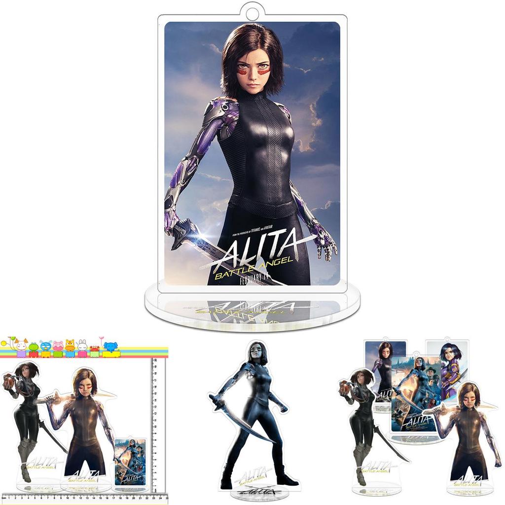 Collectible New Movie Alita Battle Angel Acrylic Model Stand Figure Toy Desk Decor