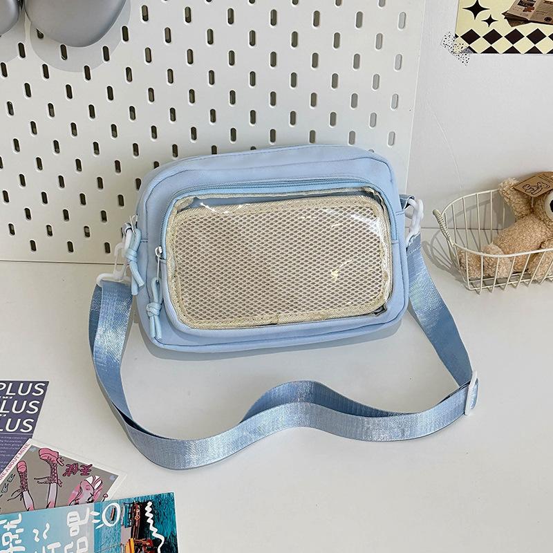 Японская девушка прозрачная сумка для боли, маленькая еда, сумка через плечо, женская универсальная повседневная маленькая сумка для мобильного телефона