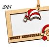 Christmas Tree Money Pendant Wooden Holders for Cash, Holiday Cash Gift Hanging Decoration Holder Ornaments Xmas Tree, Home Party Supplies Year