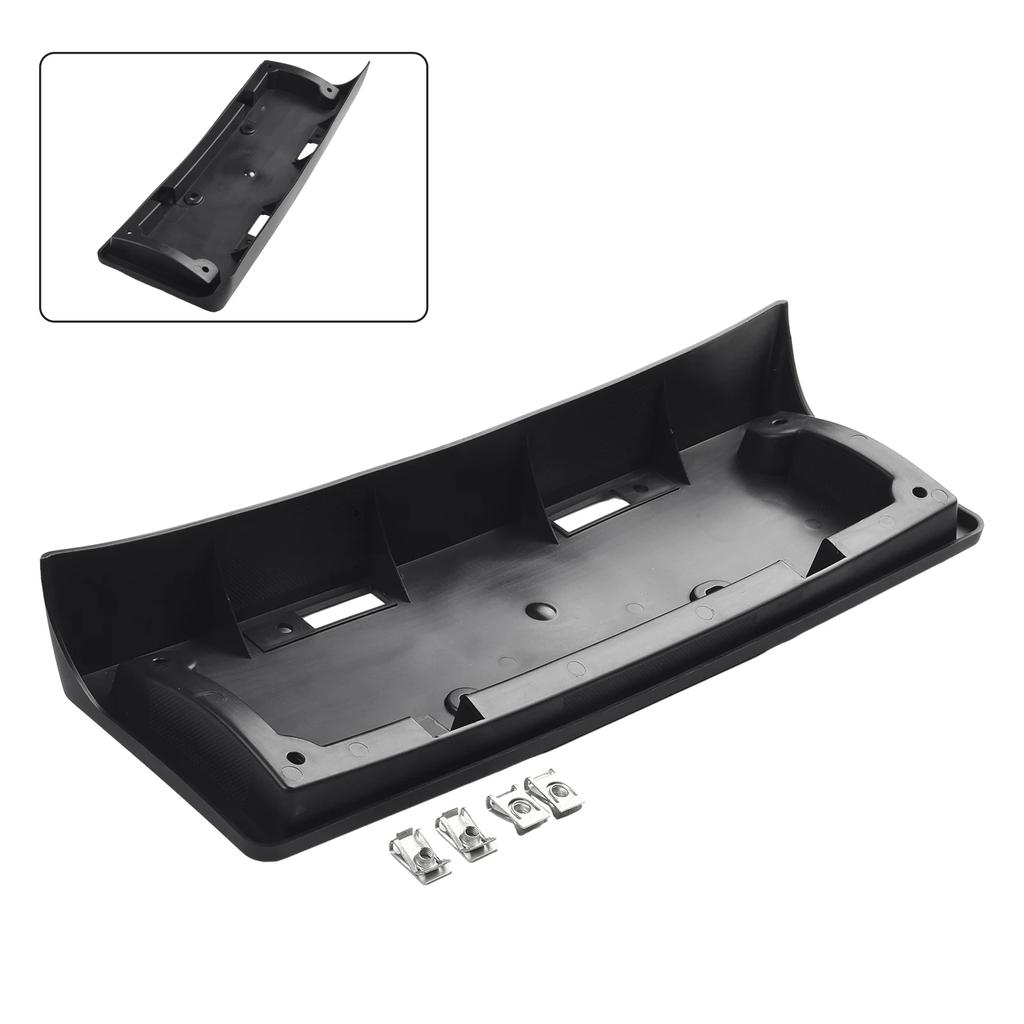 Аксессуары Передний кронштейн номерного знака Пластик для Tesla Model Y 3 2019-2025 Передний кронштейн номерного знака Прочный Изысканный