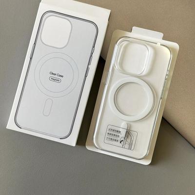 Анимационный магнитный чехол для iPhone 16 15 14 Plus 13 12 Pro Max 16e Прозрачный жесткий чехол для ПК для беспроводной зарядки Magsafe