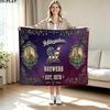 Milwaukee Brewers Print Flannel Blanket High Quality Warm Comfortable Cover for All Seasons Perfect for Gifts Home Decor