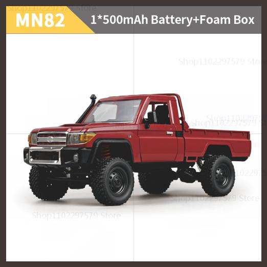 MN82 Улучшенный PRO Внедорожный Пикап 4WD 1:Радиоуправляемая машина 12-го масштаба с фарами, пульт ДУ 2,4 ГГц, игрушка, подарок для детей, для игры на улице