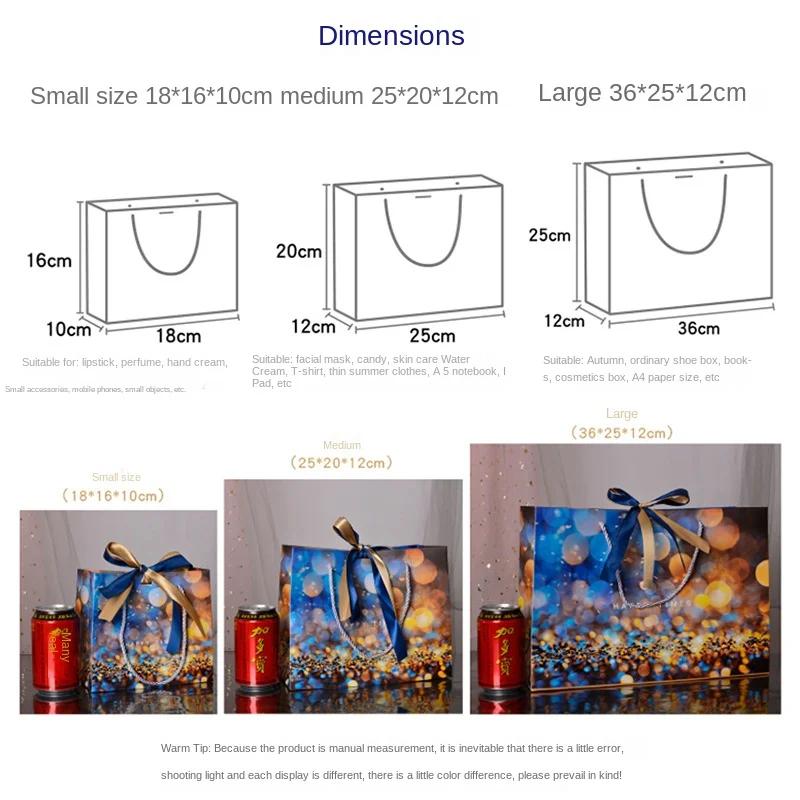 10 шт. Счастливое время Подарочный пакет Упаковочный мешок День рождения Сумочка конфеты бумажный пакет сумка для хранения Рождественский фестиваль