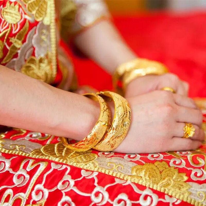 13 стилей золотого цвета, новый свадебный браслет, женские свадебные принадлежности, браслет с драконом и фениксом, свадебные украшения