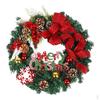 Front Door Christmas Wreath,Christmas Wreath Decoration, Artificial Xmas for Decorative