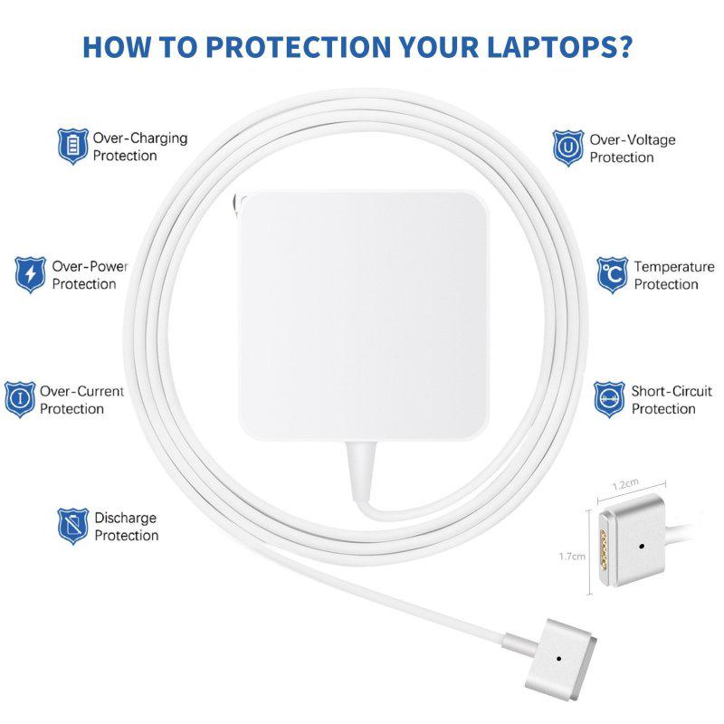Зарядное устройство переменного тока Magsafe2 с Т-образным наконечником для MacBook Air 11/13 дюймов (MacBook Air выпущен позже