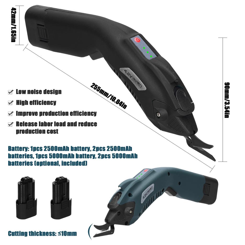 4.2V Electric Cloth Cutter High Speed Motor Portable Fabric Cutting Machine Hanndheld Paperboard