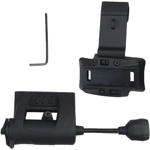 Tactical Helmet Light, Military Helmet Accessory with Mount, Bendable IR Green, Red, White LED for Outdoor Hunting, Night Evolution