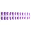 Pack of 24 Short Ballerina Safe Scratch-resistant Coffin False Nails French Style DIY Graceful Personality Acrylic Nail