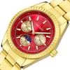 MEGIR Business Men Watch Waterproof Luminous Man Casual Quartz Wristwatch Clock Calendar Week Display Relogio Masculino 1102
