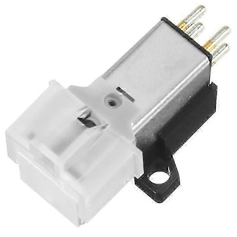 Stylus with Turntable Headshell 4 Pin Contacts for Phonograph Turntable Gramophone LP Vinyl Needle