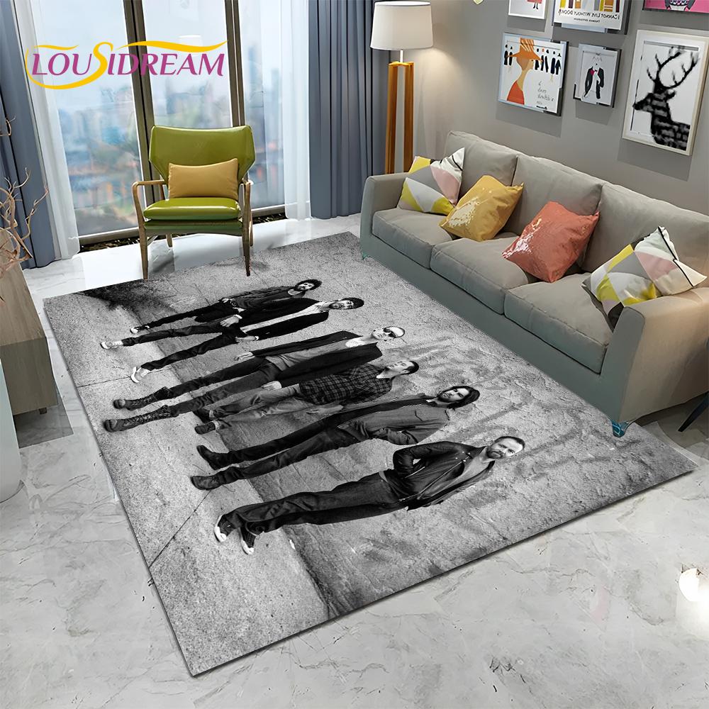 3D Ковер с Логотипом Ретро Рок-группы L-Linkin Park для Дома Гостиной Спальни Дивана Коврик для Прихожей Декор, Ковер для Детской Зоны Нескользящий Напольный Коврик