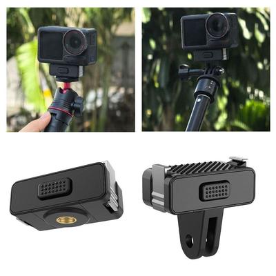 Магнитное крепление быстрого снятия для DJI Osmo Nano 360 Action 5 Pro/4/3/2 Складная база-адаптер для DJI Action 5 Pro 4 3 Аксессуары