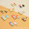 Simulation Mini Items Ice Cream Popsicles Doll House Model Ornaments Play House Toys Miniature Supermarket Snacks