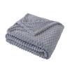 Soft Fleece Blanket With Jacquard Plush Throw Sofa Bed Couch Winter Use 150x200cm