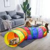Кошачий туннель Складной Игрушки для кошек и домашних животных Котенок Дрессировка питомца Интерактивный Веселый Игрушка Туннель Скука Подходит для Щенка Котенка Кролика Игровой Туннель Трубка Декор