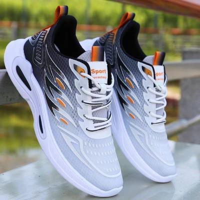 Летняя дышащая обувь Tide, обувь из рыбьей сетки, для бега, повседневная, трендовая, универсальная, спортивная, мужская обувь