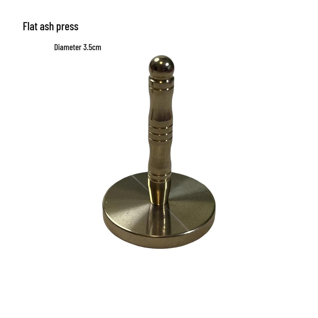 Brass Wire Drawing Tool & Incense Ceremony Set: Mold, Ash Spoon, Sweeper.