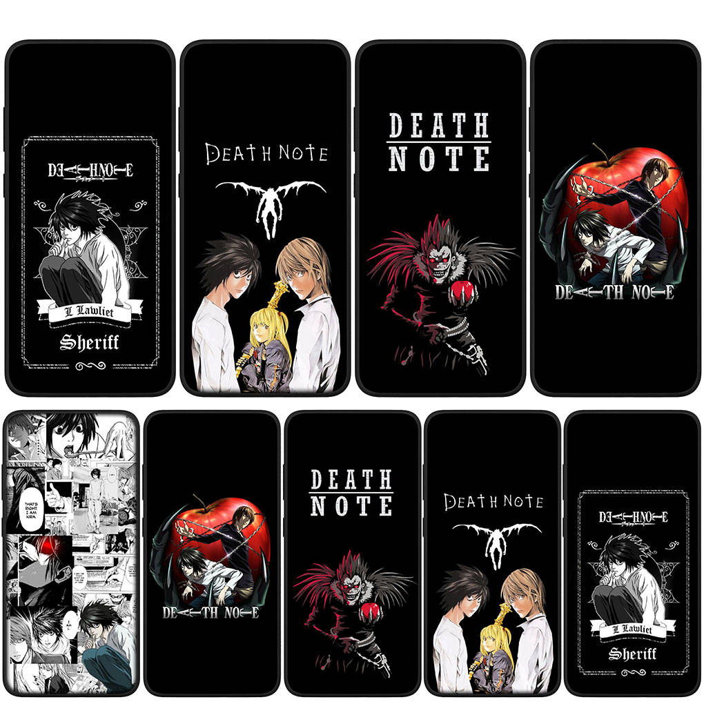 Чехол для iPhone 16 15 14 Xiaomi Redmi Note 13 12 11 Pro Max X 10 8 9 XR Samsung Galaxy S24 S23 A05 OPPO Huawei Death Note L Mello Lawliet чехол для телефона