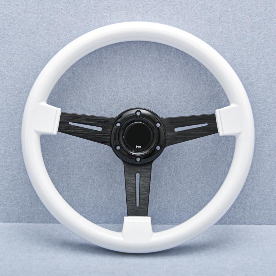 14inch 350mm JDM White ABS Steering Wheel Universal Racing Sports Steering Wheel Car Accessories