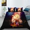 3D Fireworks Pattern Home Bedding Set Bedding Cover Pillowcase AU/US/EU Full Size Bedding Set Home Decoration