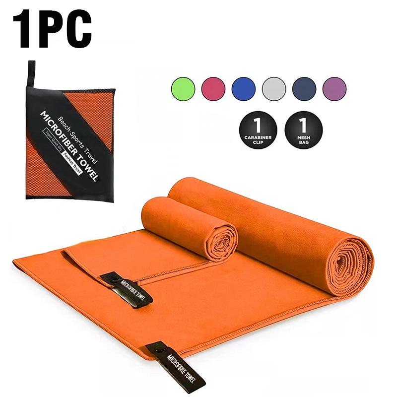 Толстое полотенце из микрофибры Спортивное Дорожное Быстросохнущее Супервпитывающее и Супермягкое Большое Полотенце для Волос Легкое Фитнес-полотенце