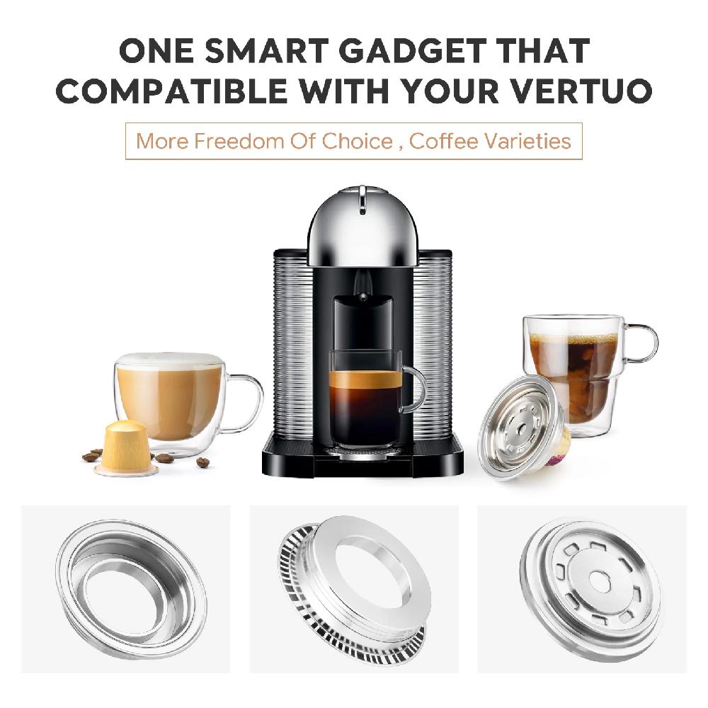 Для Vertuo Pop Vertuoline Next Многоразовый адаптер для кофейной капсулы Nespresso Преобразует в капсулы Vertuoline Аксессуары iCafilas