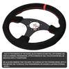 330mm Flat Steering Wheel Suede Aluminum Frame 13 Inch Drift Racing Pc Game Steering Wheel Universal